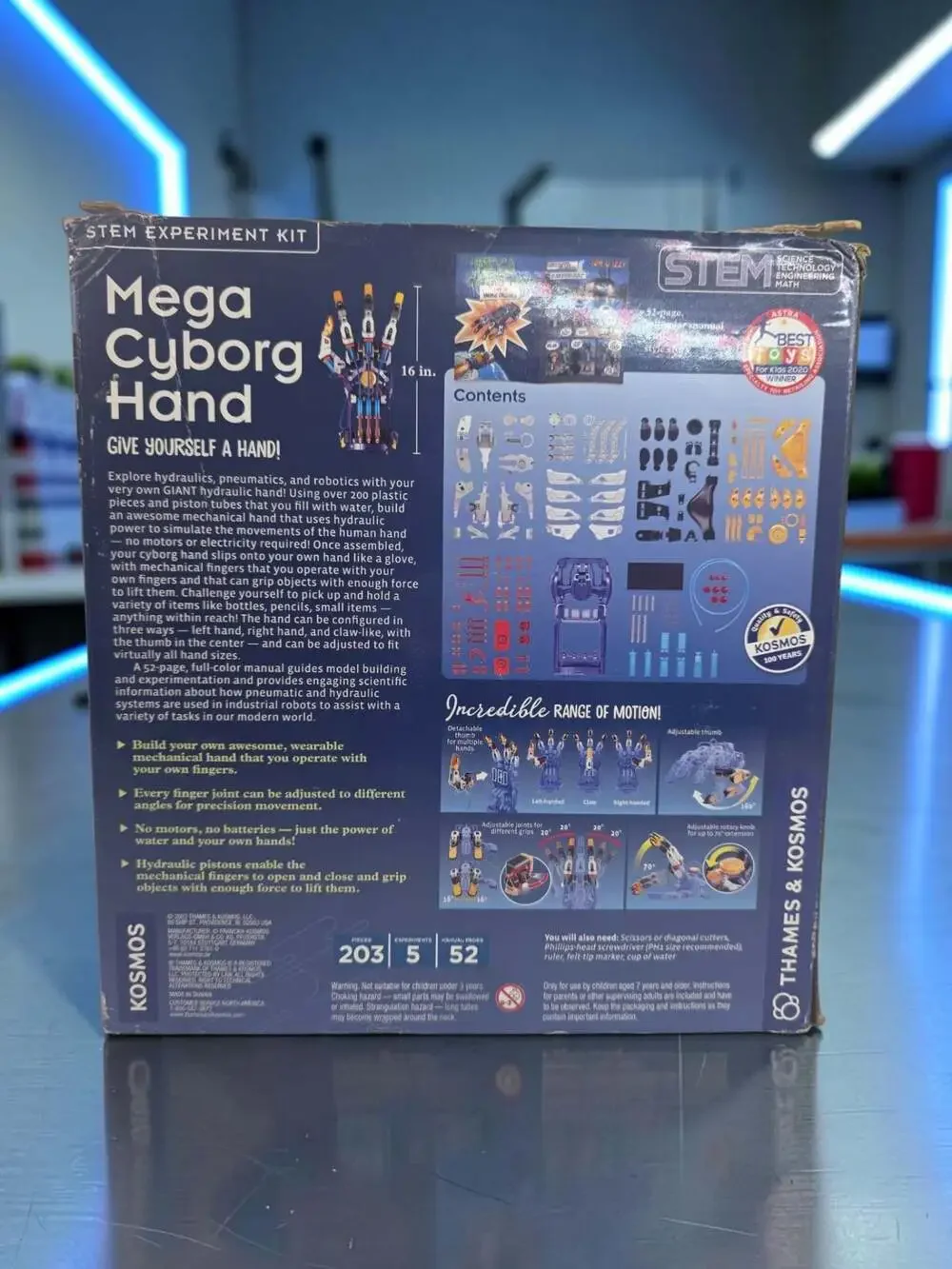 Thames & Kosmos Mega Cyborg Hand STEM Experiment Kit